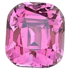 Gemma sciolta in tormalina naturale rosa bubblegum da 2,60 carati, taglio a cuscino, per anello