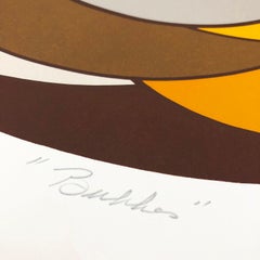 Original Serigraphie „Bubbles Honey“ von Alfredo Orozco