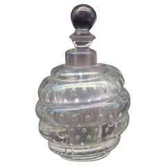 Jarrón iridiscente Bubbles de Barovier e Toso, años 50