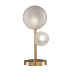 Bubbles LG2 Lampe de table en verre borosilicate satiné