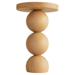 Mesa auxiliar Bubbles de castaño