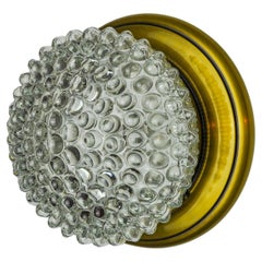 "Bubbles" wall lamp for Limburg, blown glass, Germany, 1970s