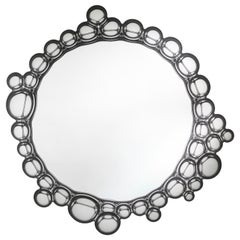 Bubbles Wall Mirror with Rotating Suspension System by Deknudt Mirrors