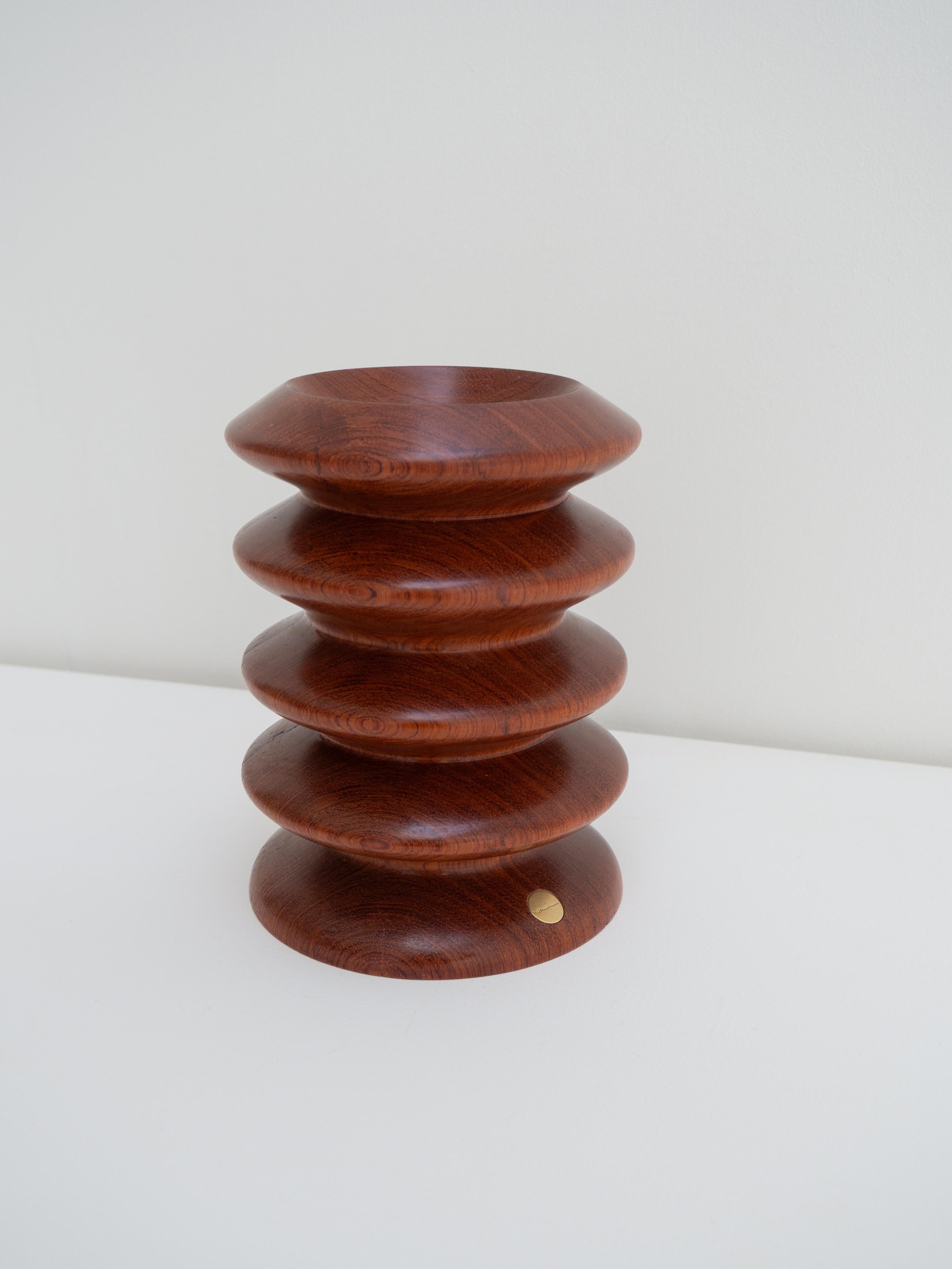 Hardwood Bubinga bowl - One of a kind For Sale
