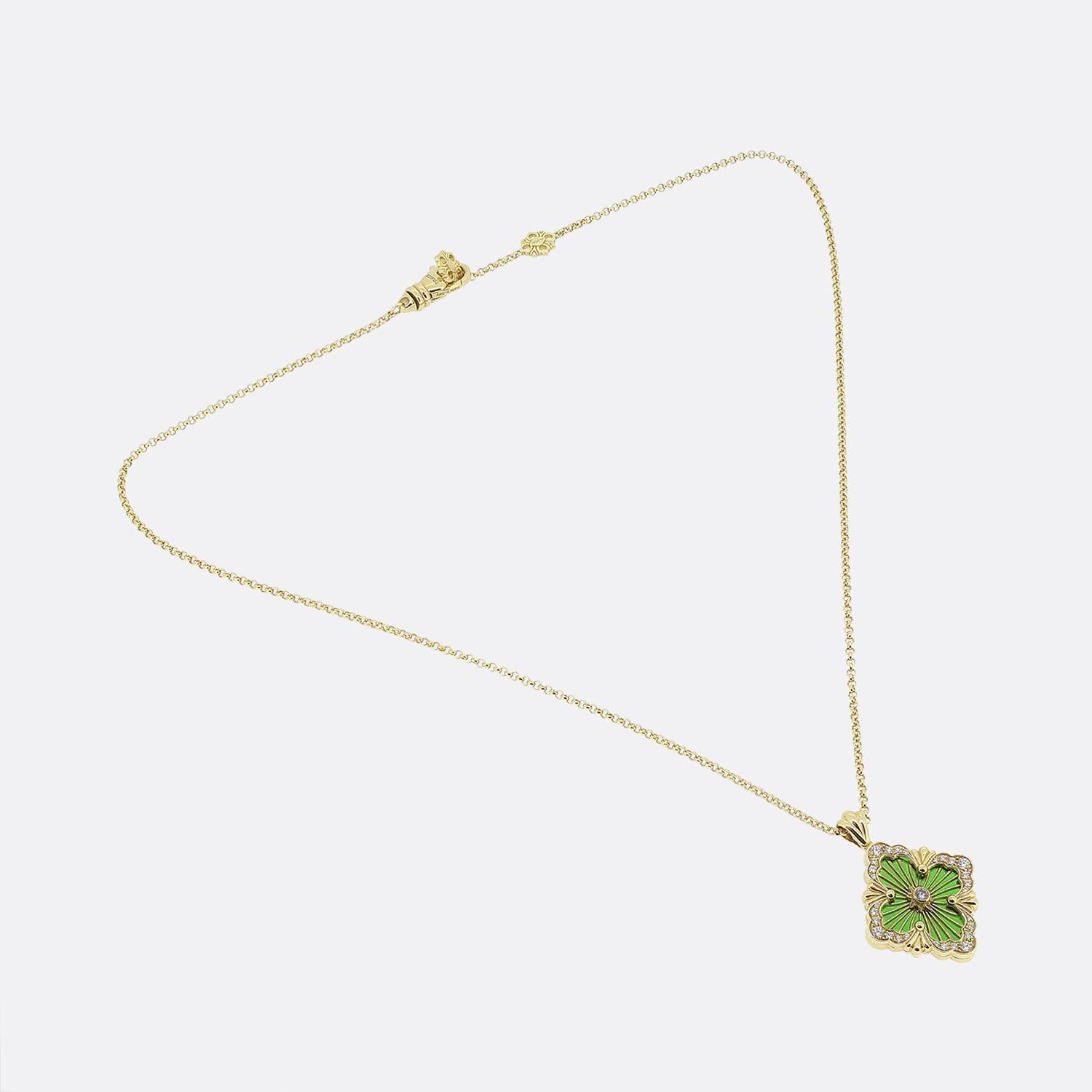 Buccalleti Opera Tulle Pendant Necklace In Good Condition In London, GB