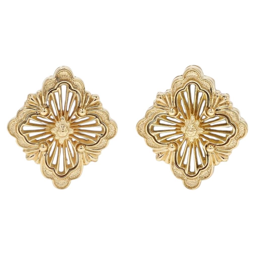 BUCCELLATI 18 karat gold earrings Opera Tulle - Mother of pearl