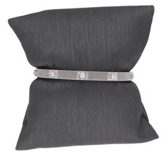 Buccellati 18 Kt. White Gold Diamonds  Macri Classica Bracelet