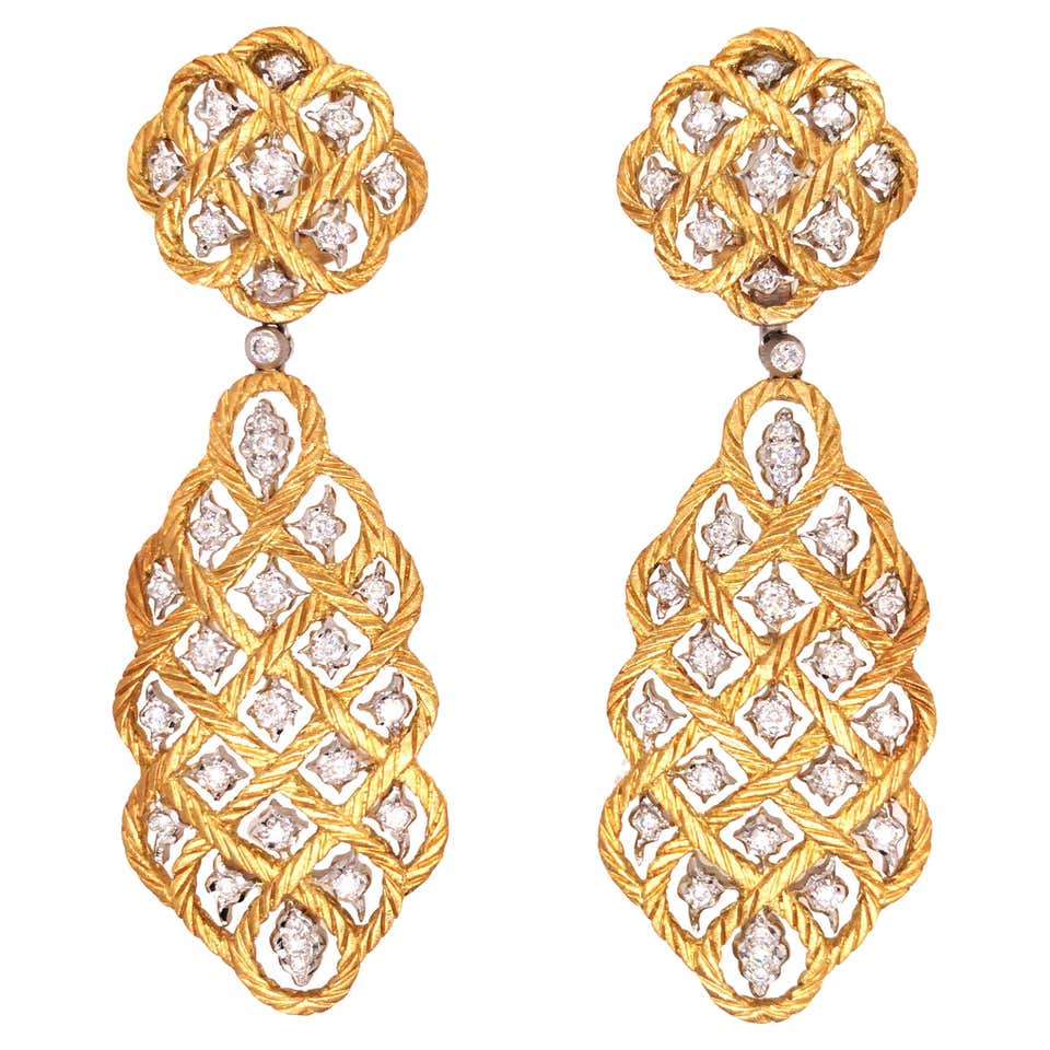 Buccellati Rose Cut Diamond Gold Hoop Earrings At 1stDibs buccellati-rose-cut-diamond-gold-hoop-earrings-at-1stdibs