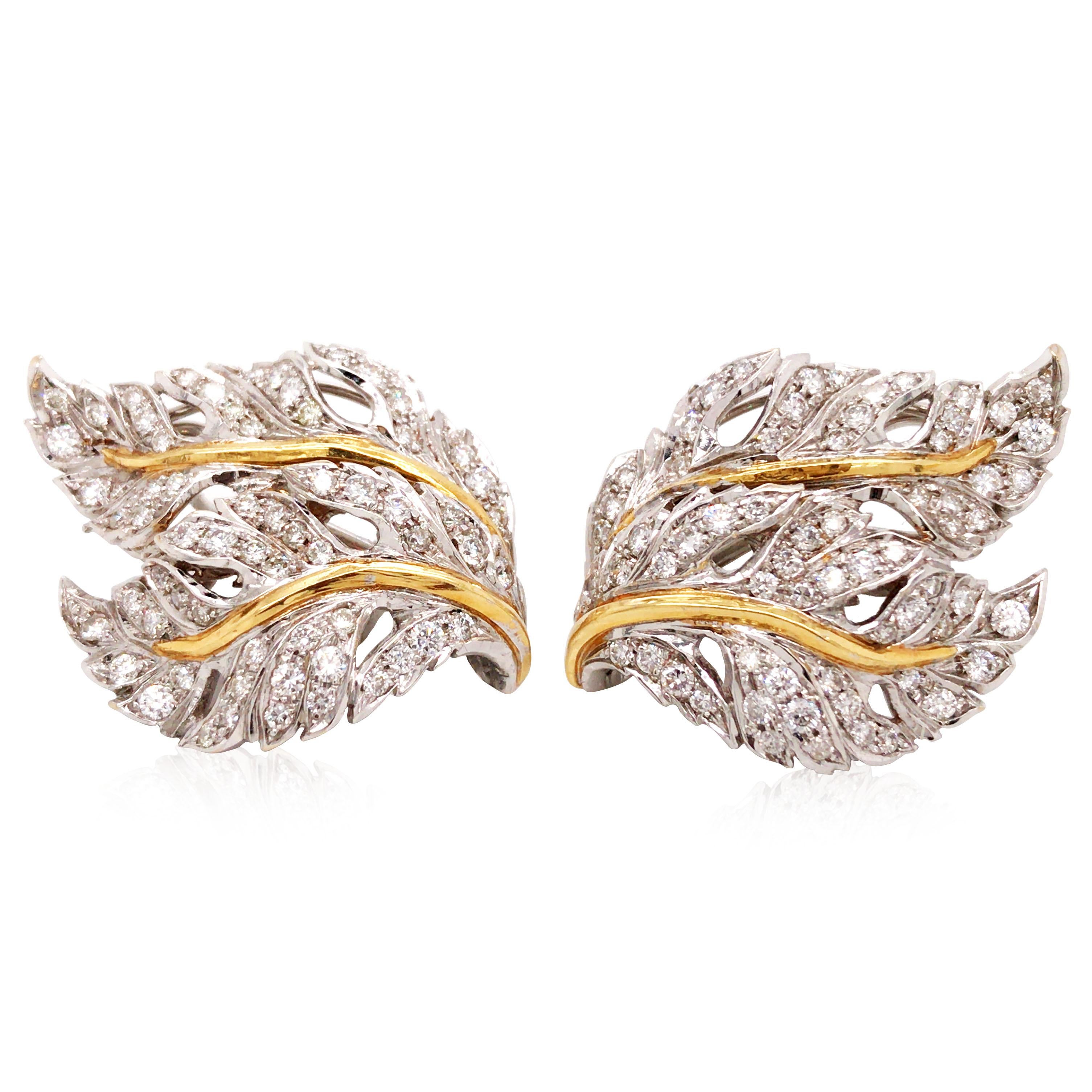 Diamond total approx. 1.95ct. Stamp: 
