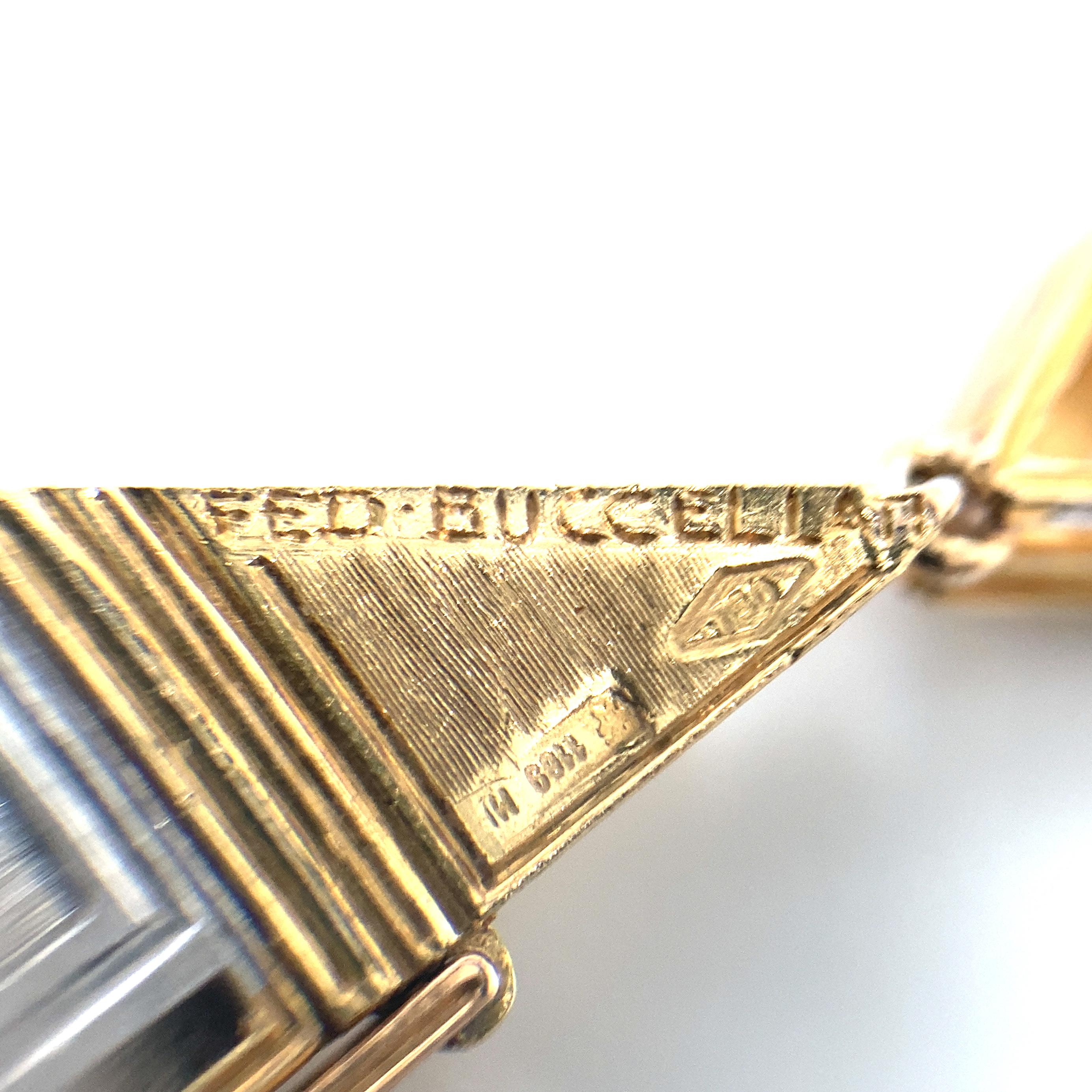 da uomo o donna Buccellati, Collana di diamanti in oro 18 carati in vendita