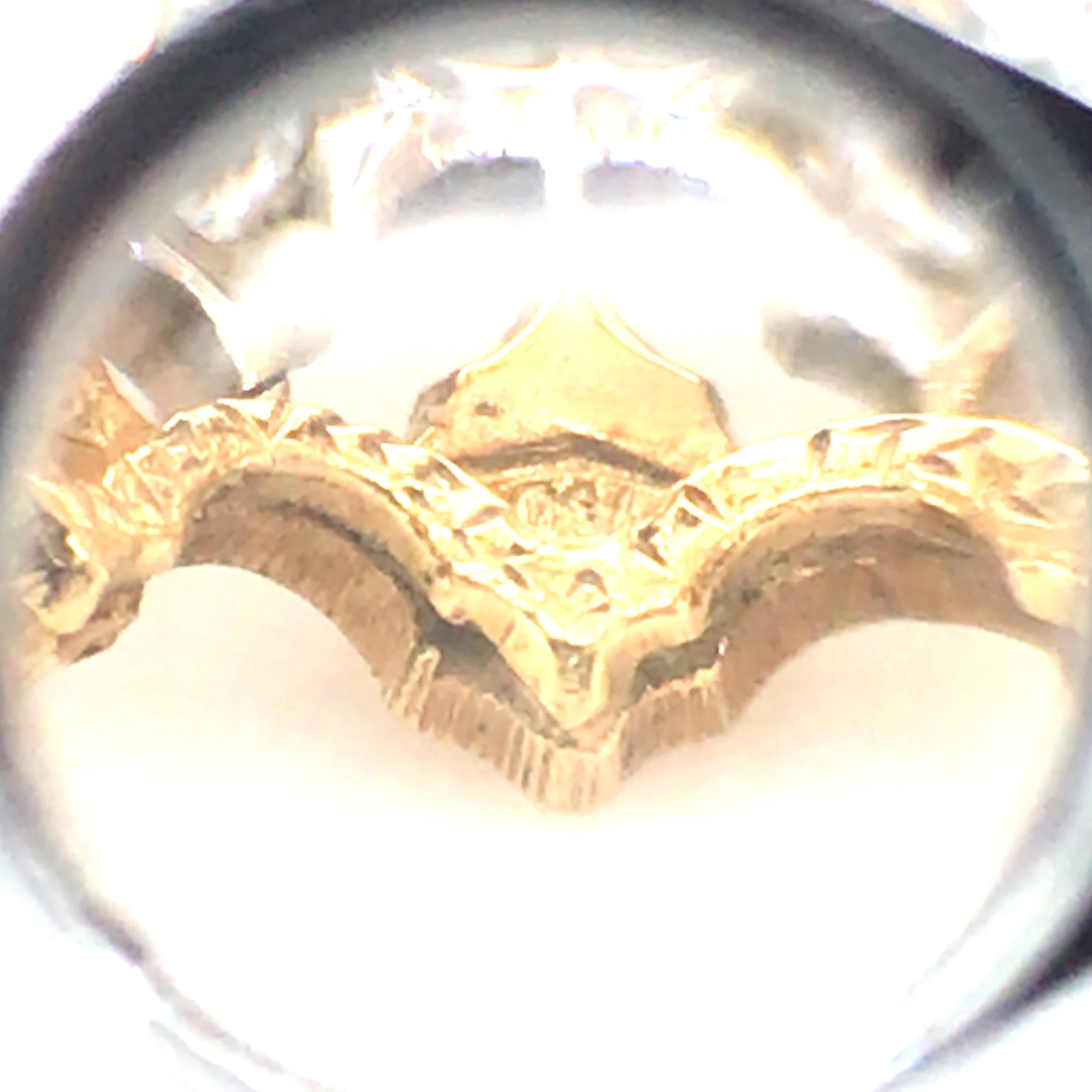 Buccellati, anello con diamante in oro 18 carati In condizioni buone in vendita a New York, NY