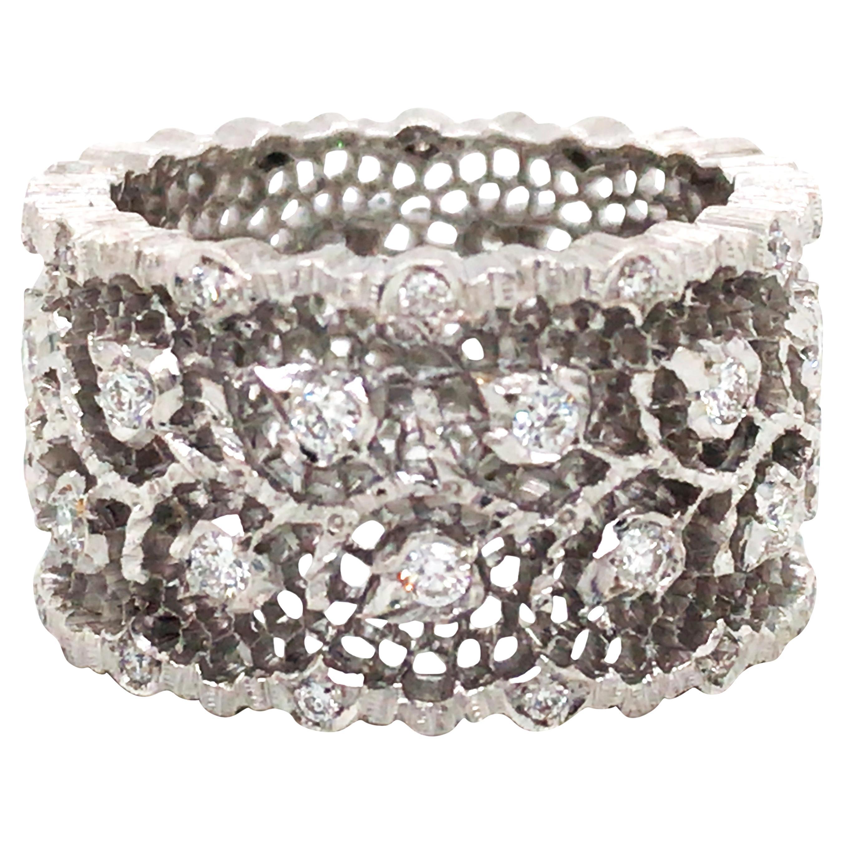 Buccellati, 18K Gold Diamond Ring