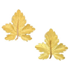 Pendientes Buccellati Oro 18K Motivo Hoja