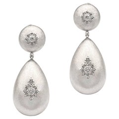 Buccellati 18k White Gold Macri Classica Earrings