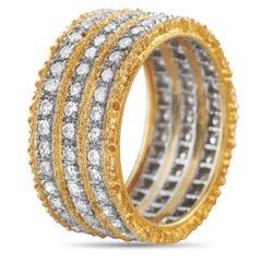 Buccellati 18K Yellow Gold 1.65ct Diamond Ring BU20-031226