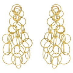 Buccellati 18k Yellow Gold Medium Hawaii Earrings