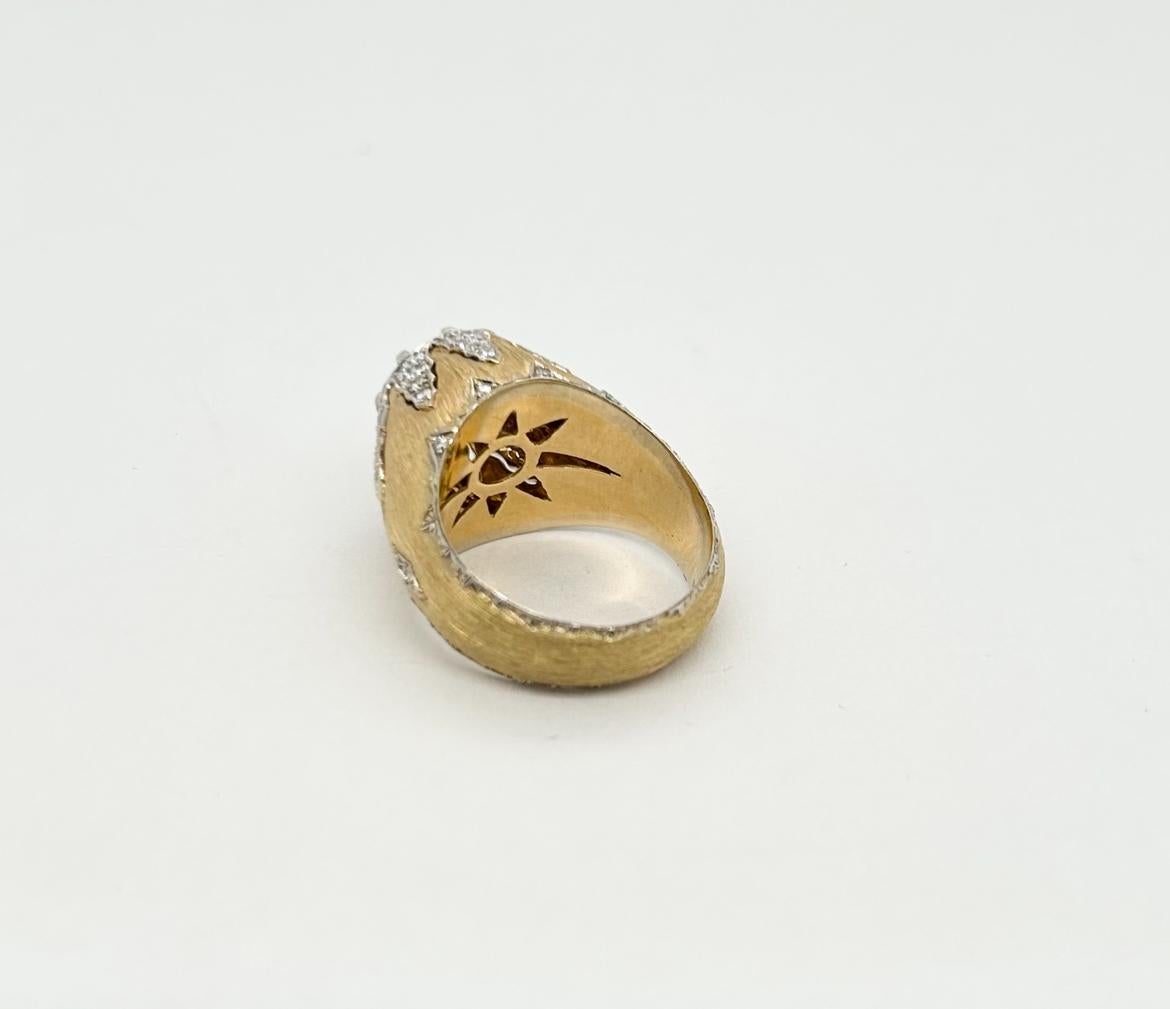 Buccellati 18k YG Diamond Ring 2