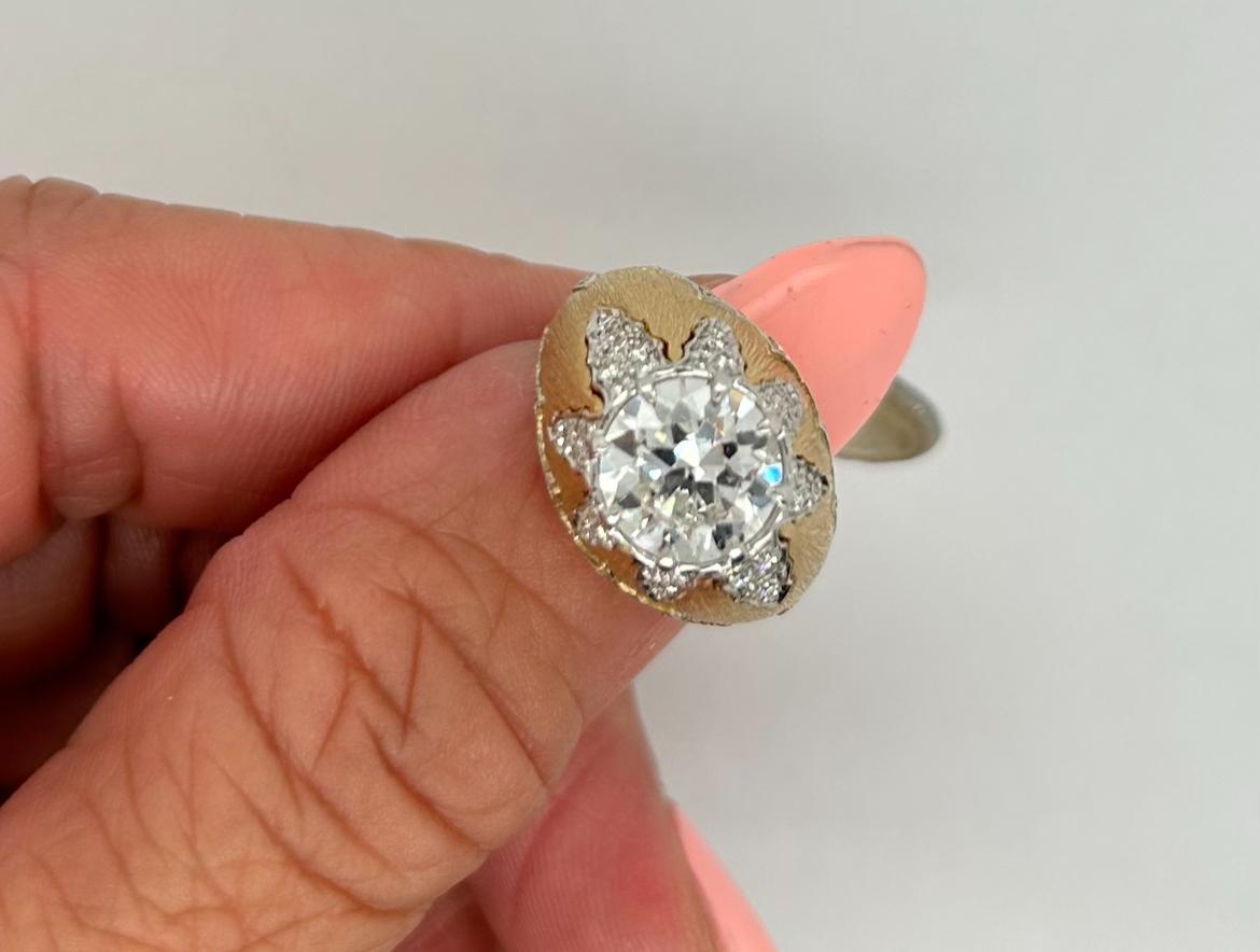 Buccellati 18k YG Diamond Ring 3