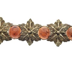 Buccellati Amber Gold Leaf Bracelet