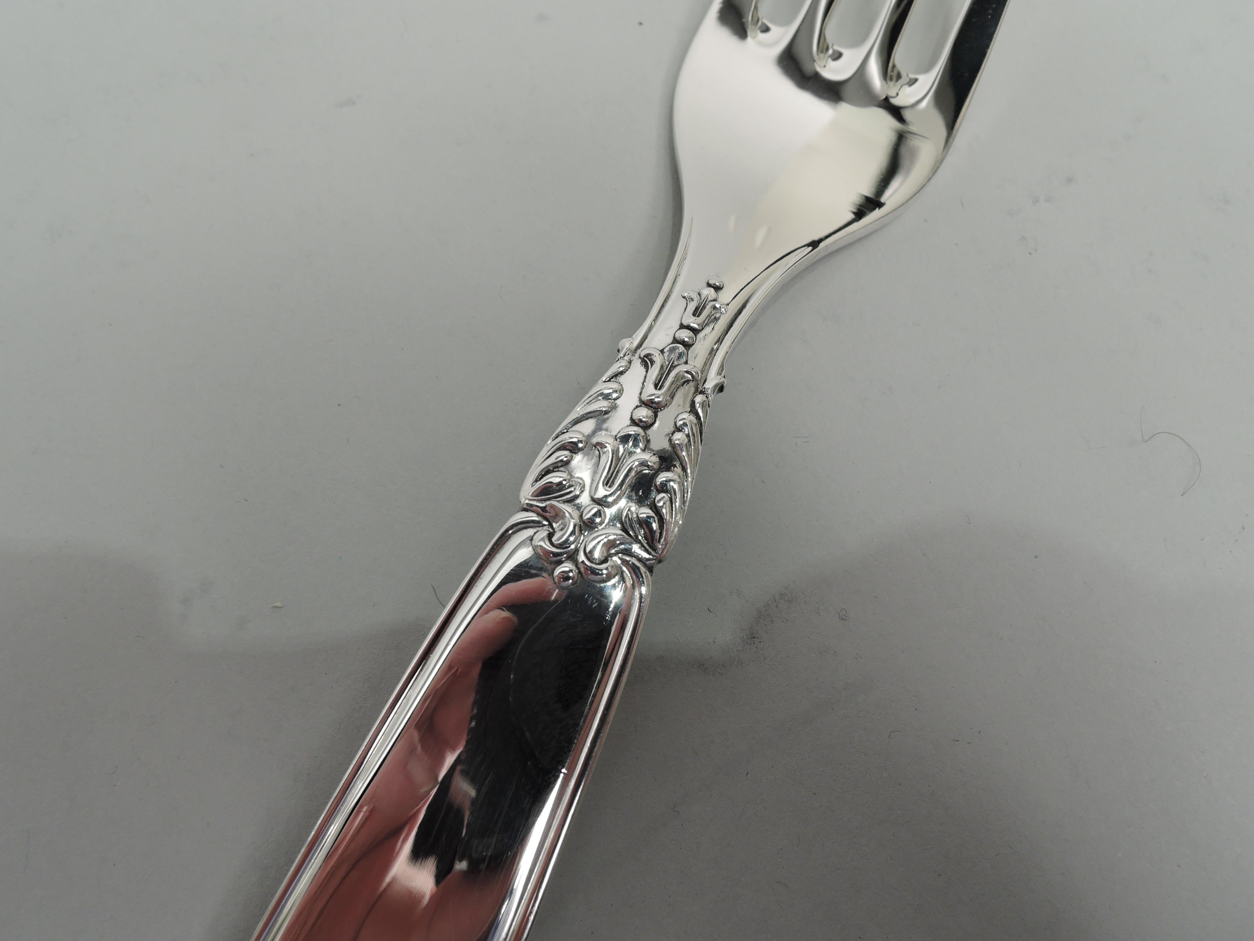 Modern Buccellati Anacapri Sterling Silver Cold Meat Fork