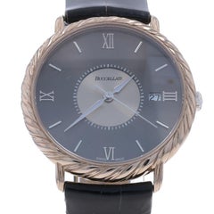 Buccellati Audachron Men's Wristwatch 5211 - White Gold 18k Auto 1 Year Warranty