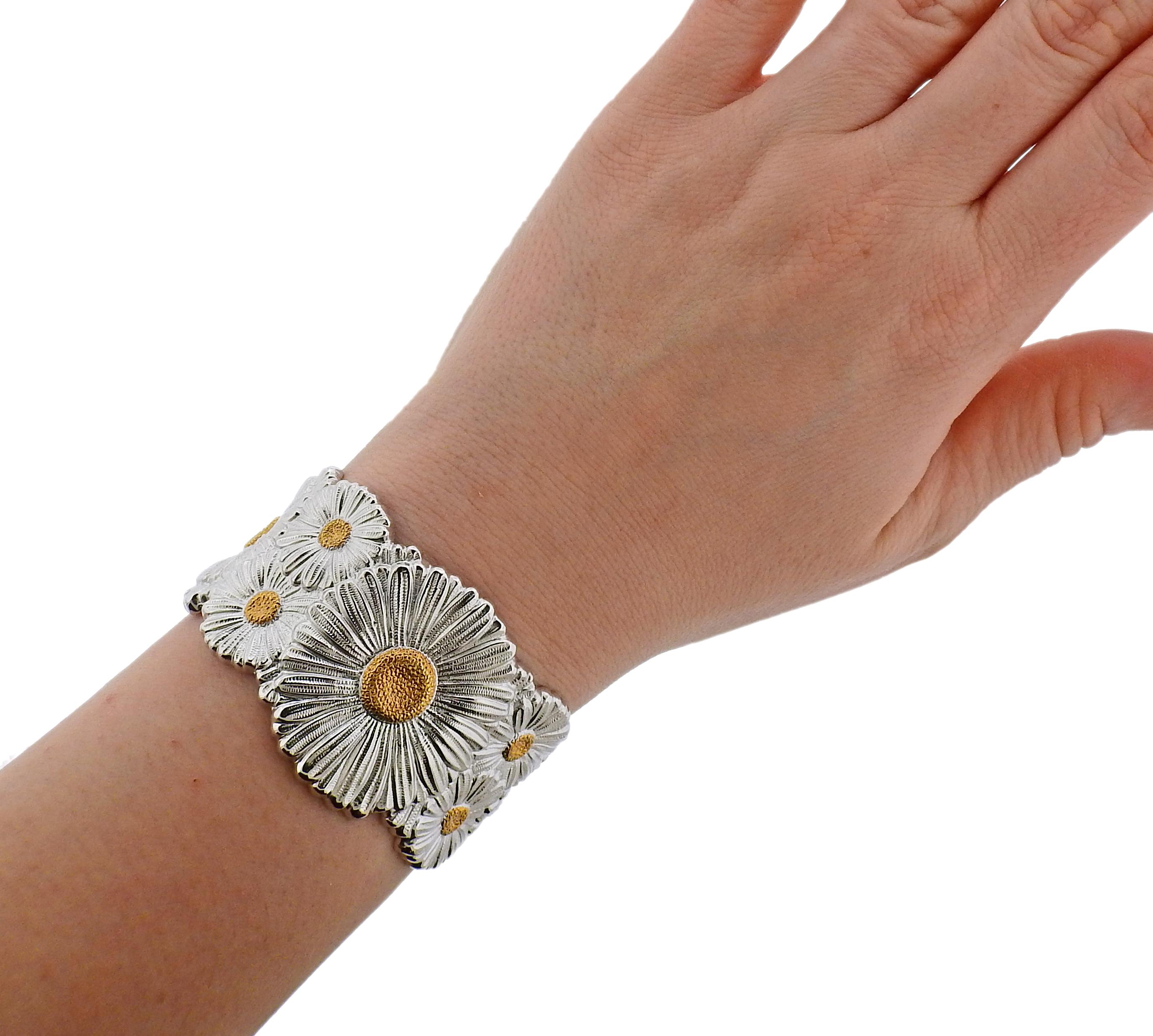 Buccellati Blossom with Gold Accents Cuff Bracelet 1