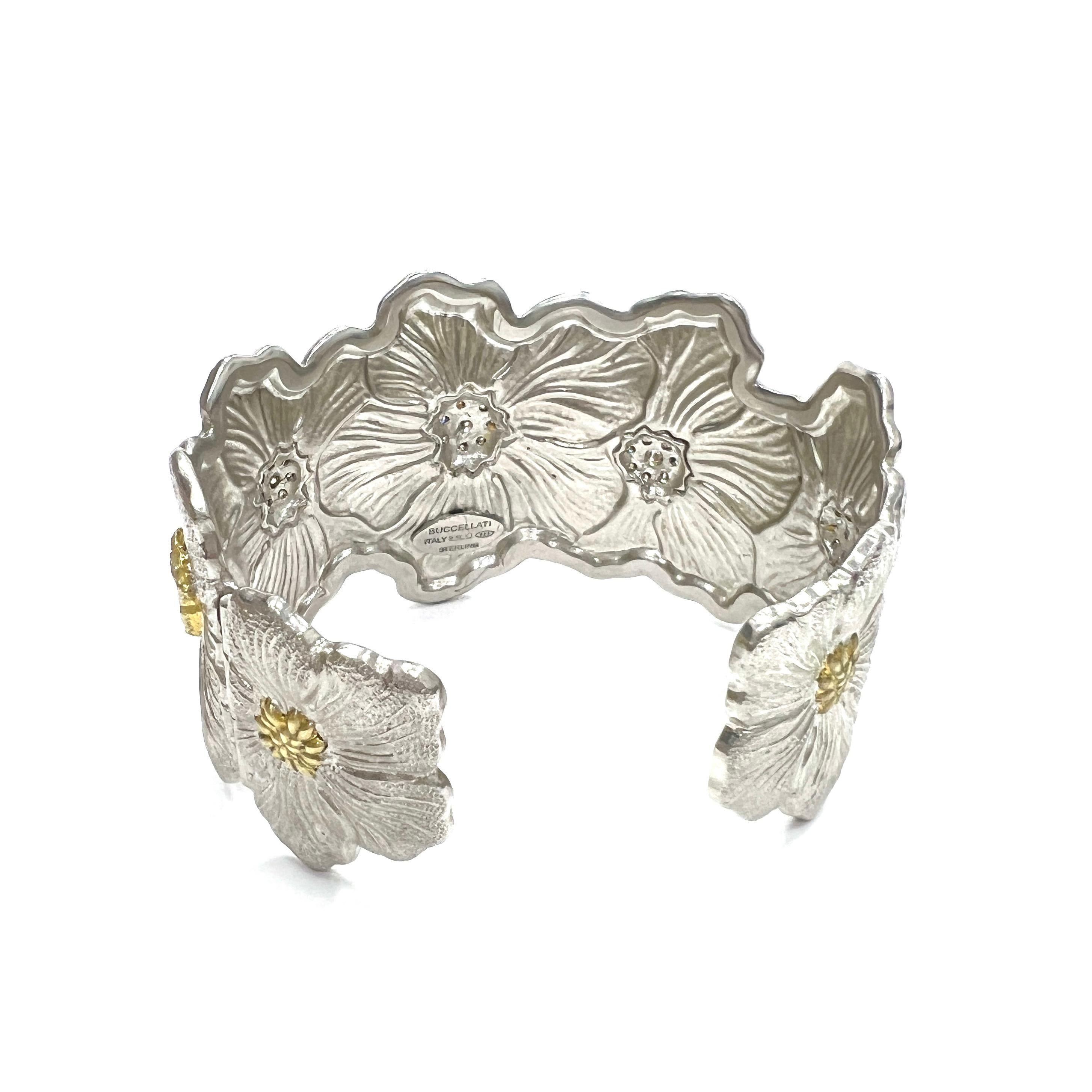 Buccellati Blossoms Diamond Cuff Bracelet Damen