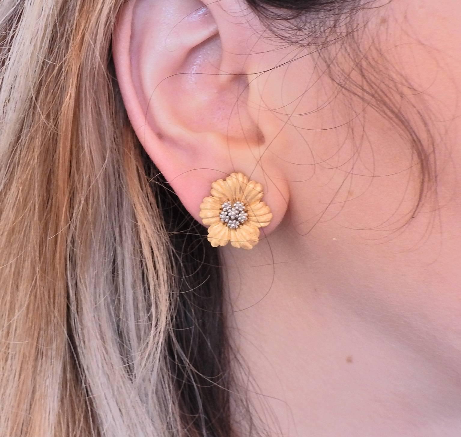 buccellati flower earrings