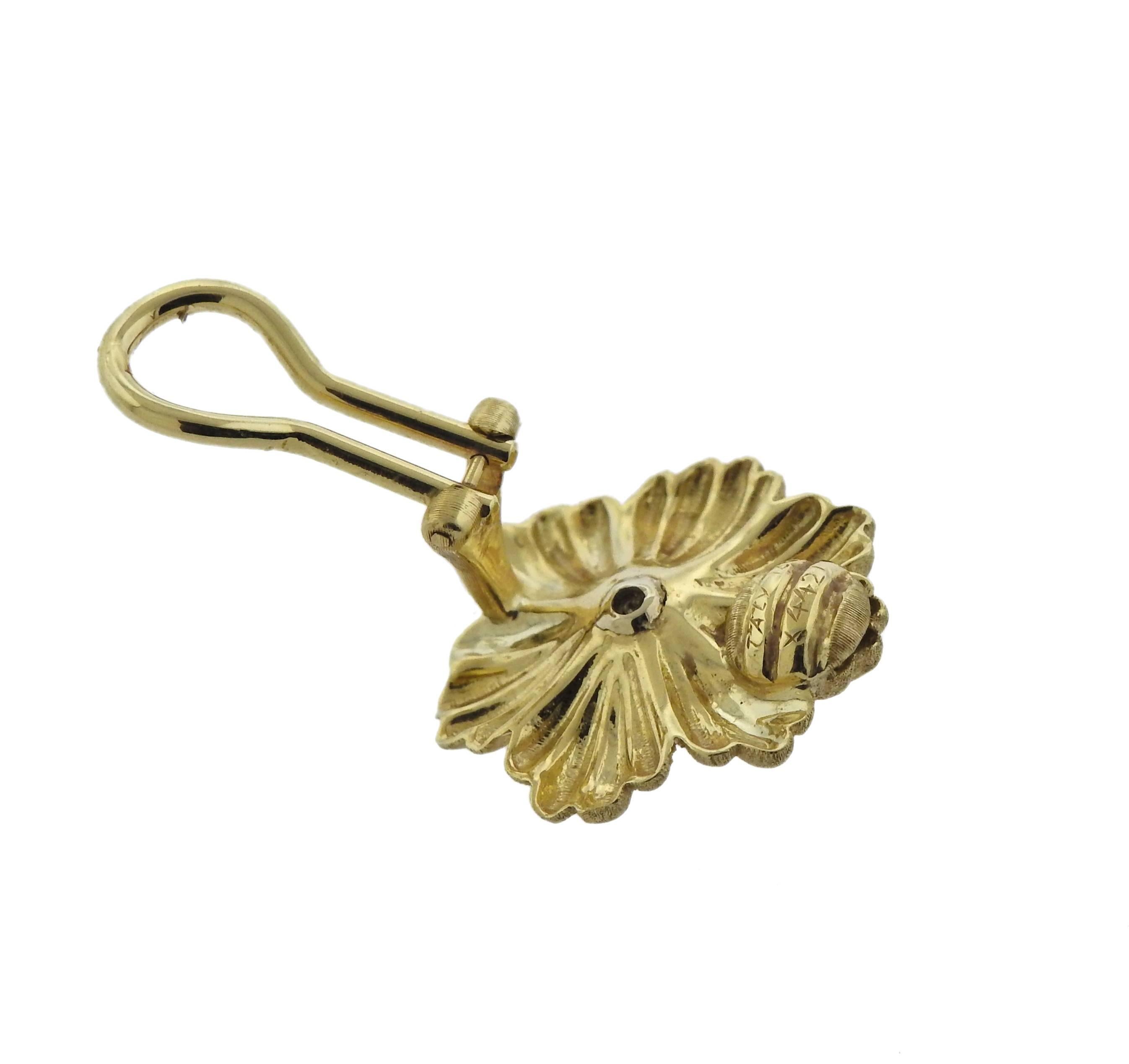 buccellati daisy earrings