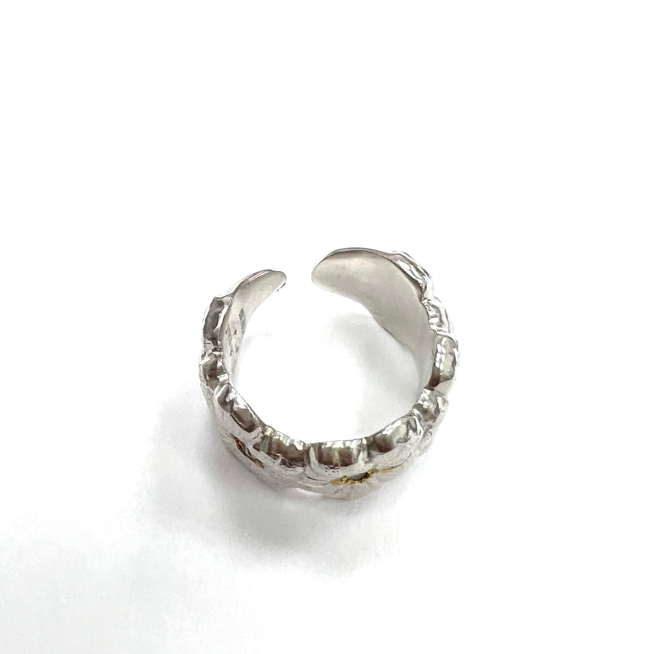 Buccellati Blüten-Saphir-Ring aus Sterlingsilber Damen im Angebot