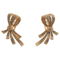 Buccellati Bow Yellow Gold Earrings