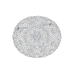 Buccellati  Broche/pendentif en or blanc 18 carats
