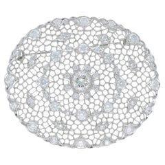 Buccellati  broche/colgante oro blanco 18k