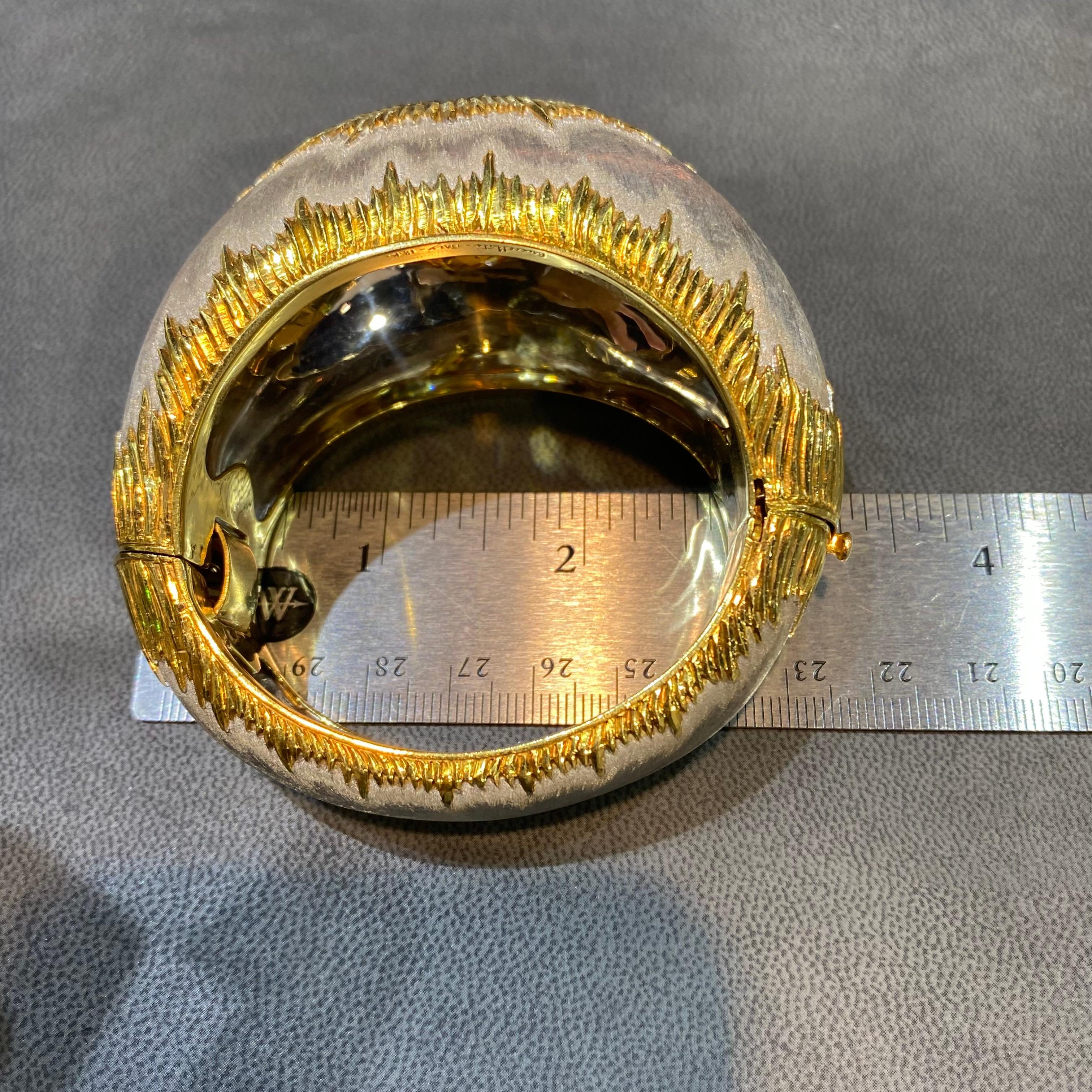 Buccellati Citrin-Armreif aus zweifarbigem Gold mit Citrin im Angebot 6