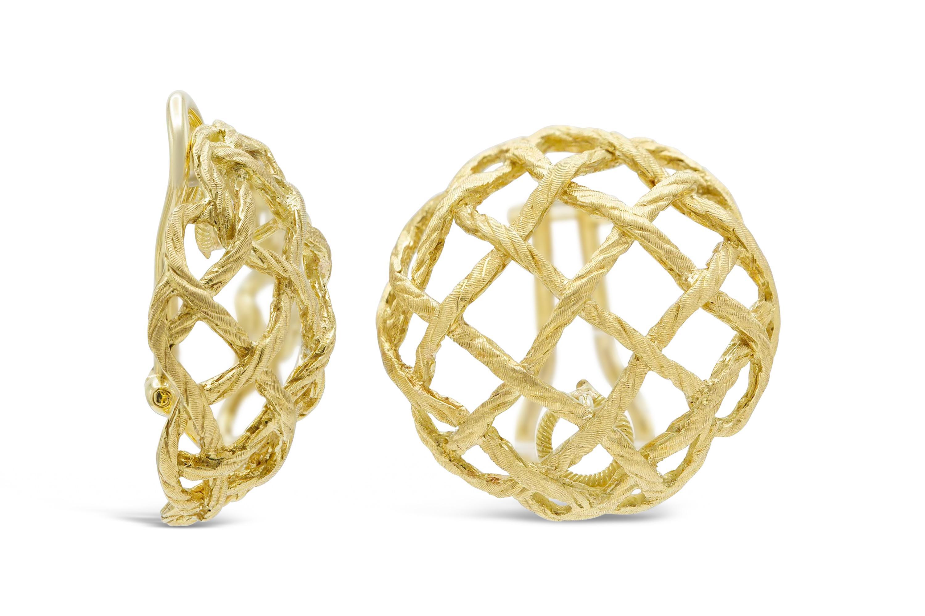 Orecchini in crepe de chine di Buccellati In condizioni buone in vendita a New York, NY