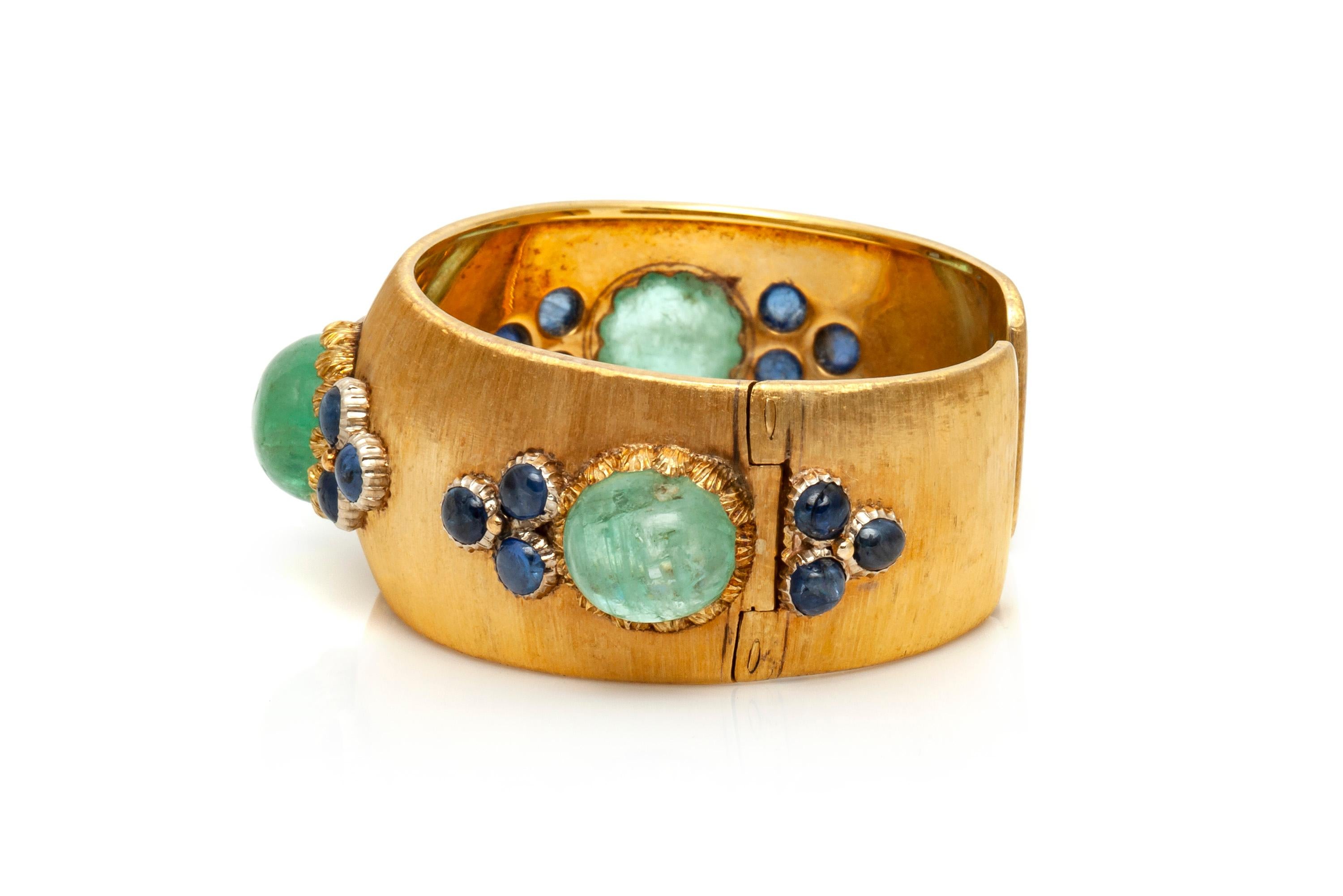 Cabochon Buccellati Cuff Bracelet