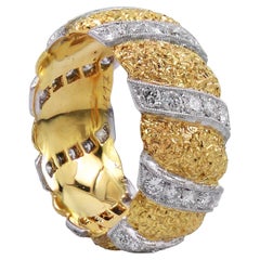 Buccellati Diamond 18K Yellow Gold Ring