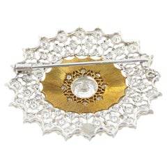 BUCCELLATI Diamond 18K Yellow Necklace