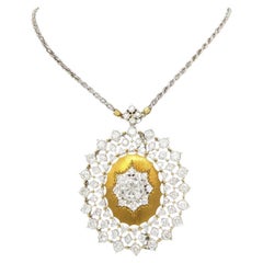 BUCCELLATI Diamond 18K Yellow Necklace
