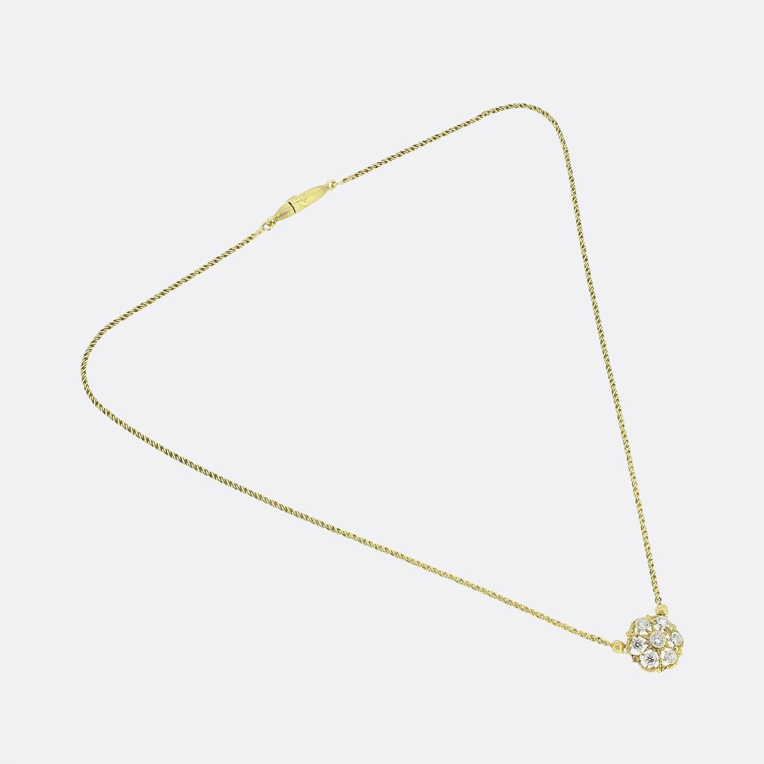 Collana con diamanti a grappolo di Buccellati In condizioni buone in vendita a London, GB
