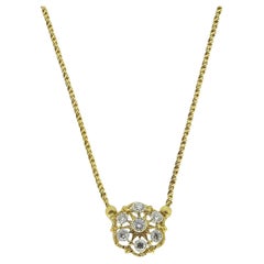 Buccellati Diamond Cluster Necklace