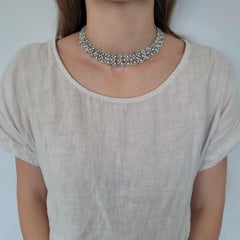 Collar de Diamantes Buccellati "Etoile" de Oro Amarillo y Blanco de 18k.