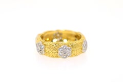 Buccellati Diamond Gold Band