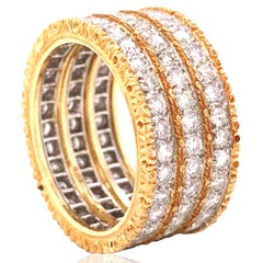 Buccellati, Diamond Gold Band Ring