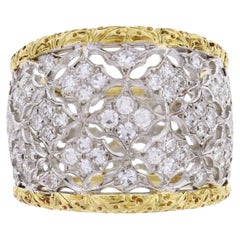 Buccellati Diamant-Goldbandring