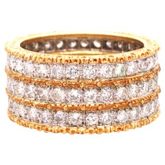 Buccellati, Diamond Gold Band Ring
