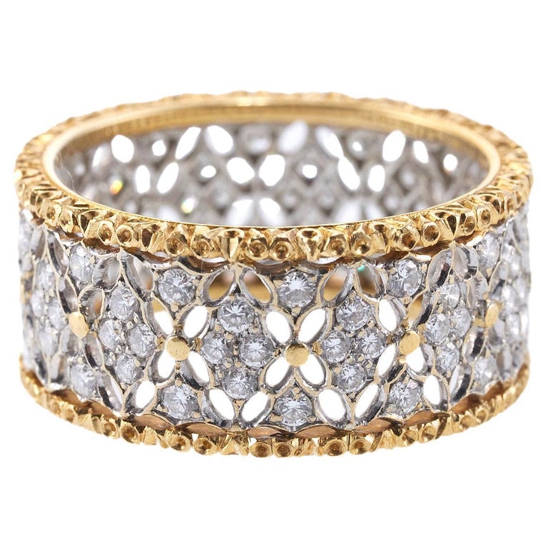 Écrin Vintage Buccellati Pour Bague Ou Bijou - Boîte De Présentation Occasion
