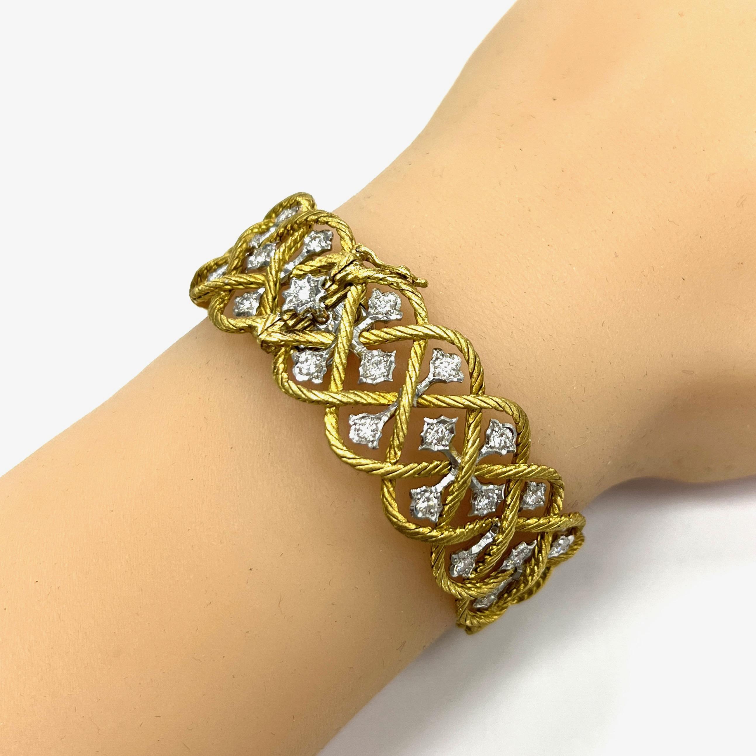 Buccellati Diamond Gold Bracelet 1