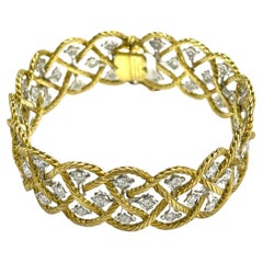 Buccellati Diamond Gold Bracelet