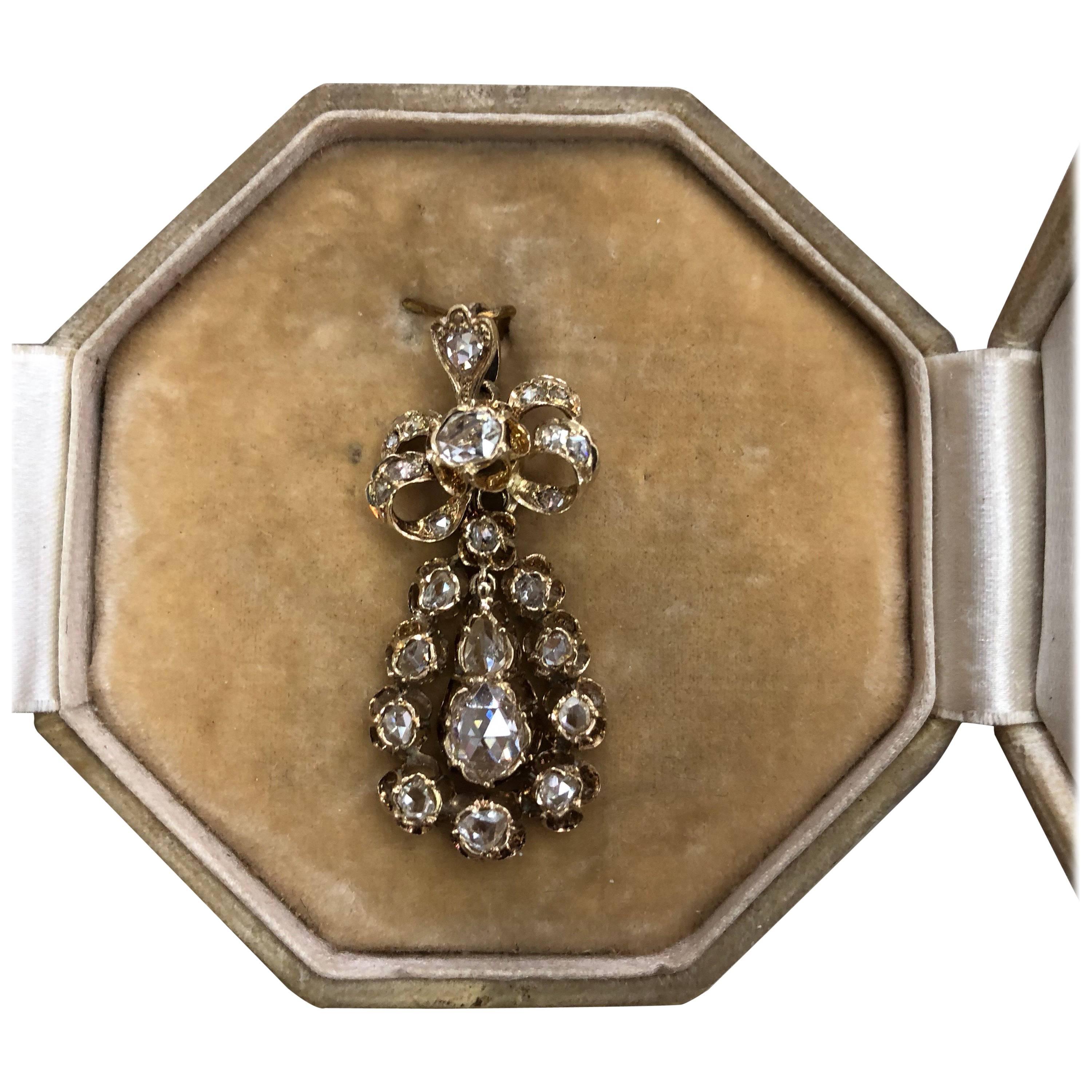 Buccellati Diamond Gold Pendant